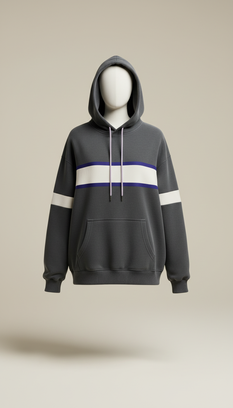 Sudadera oversize Negro Privado